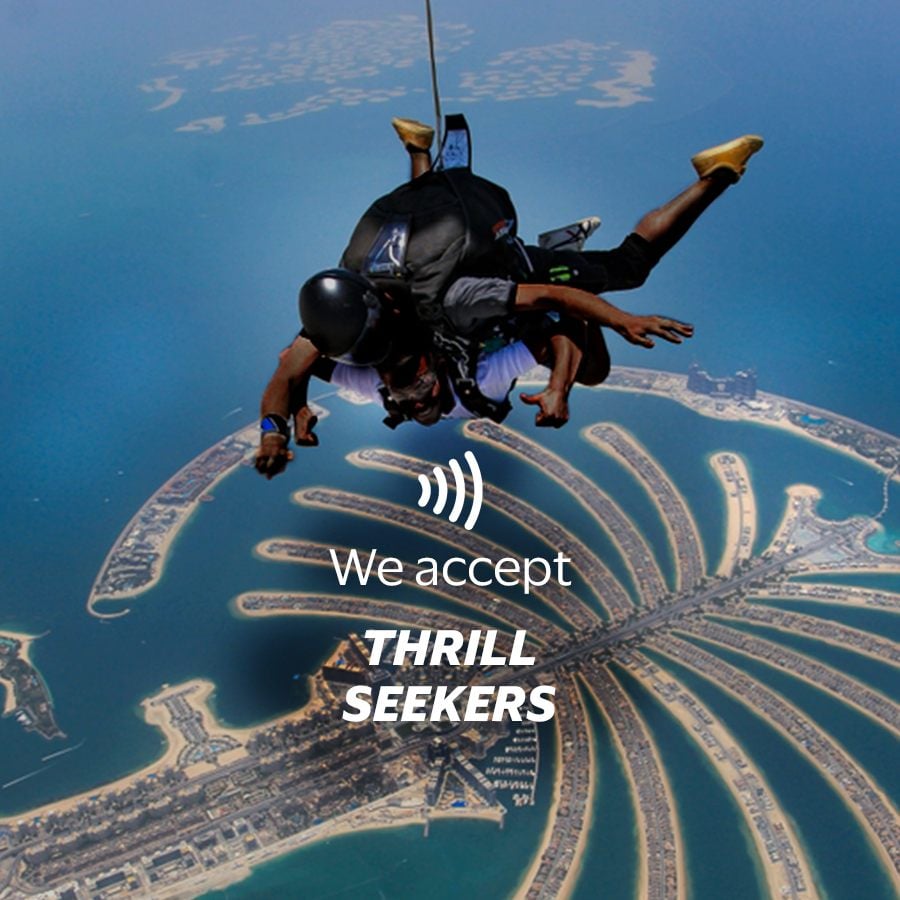 We accept. Thrill seekers