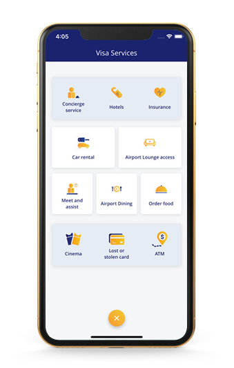 visa credit card app